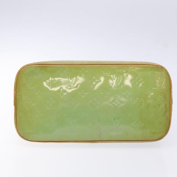 LOUIS VUITTON Monogram Vernis Houston Hand Bag Baby Blue M91005 - Picture 9 of 13